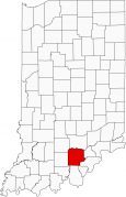 Washington County Map Indiana Locator