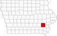 Washington County Map Iowa Locator