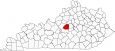 Washington County Map Kentucky Locator