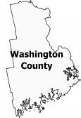 Washington County Map Maine