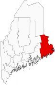 Washington County Map Maine Locator