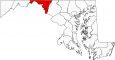 Washington County Map Maryland Locator