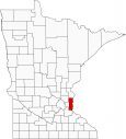Washington County Map Minnesota Locator