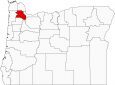 Washington County Map Oregon Locator