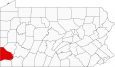 Washington County Map Pennsylvania Locator