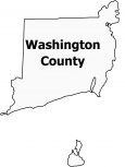 Washington County Map Rhode Island