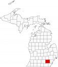 Washtenaw County Map Michigan Locator