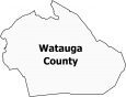 Watauga County Map North Carolina