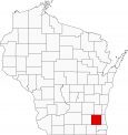 Waukesha County Map Wisconsin Locator