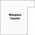 Waupaca County Map Wisconsin
