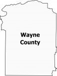 Wayne County Map Tennessee