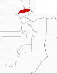 Weber County Map Utah Locator