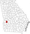 Webster County Map Georgia Locator