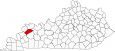 Webster County Map Kentucky Locator