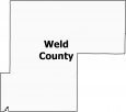Weld County Map Colorado