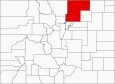 Weld County Map Colorado Locator