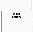 Wells County Map North Dakota