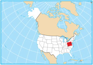 West Virginia Map Extent