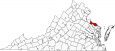 Westmoreland County Map Virginia Locator
