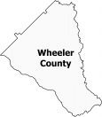 Wheeler County Map Georgia