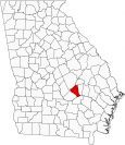 Wheeler County Map Georgia Locator