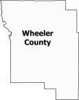 Wheeler County Map Oregon