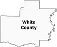 White County Map Arkansas