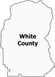 White County Map Georgia