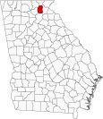 White County Map Georgia Locator