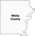 White County Map Illinois Locator