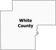 White County Map Indiana