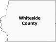 Whiteside County Map Illinois Locator