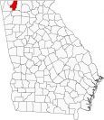 Whitfield County Map Georgia Locator