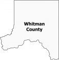 Whitman County Map Washington