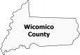 Wicomico County Map Maryland