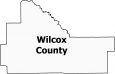 Wilcox County Map Alabama