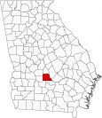 Wilcox County Map Georgia Locator