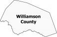 Williamson County Map Texas