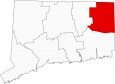 Windham County Map Connecticut Locator
