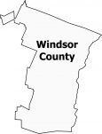 Windsor County Map Vermont