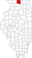Winnebago County Map Illinois