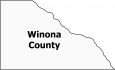 Winona County Map Minnesota