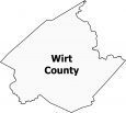 Wirt County Map West Virginia