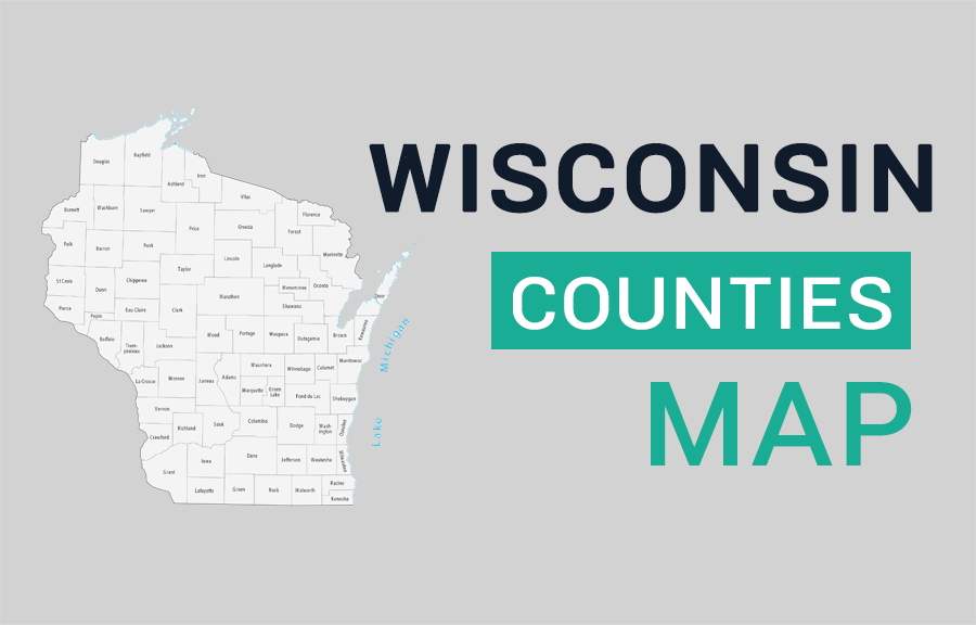 Wisconsin County Map - GIS Geography