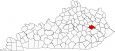 Wolfe County Map Kentucky Locator