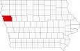 Woodbury County Map Iowa Locator