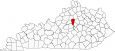Woodford County Map Kentucky Locator