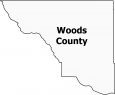 Woods County Map Oklahoma