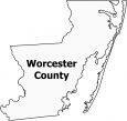 Worcester County Map Maryland