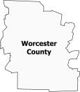 Worcester County Map Massachusetts